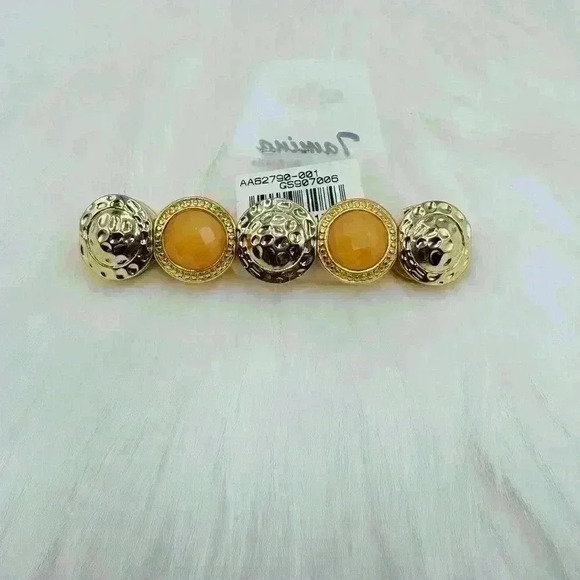 Goldie Light Orange Statement Bracelet - Picture 5 of 5